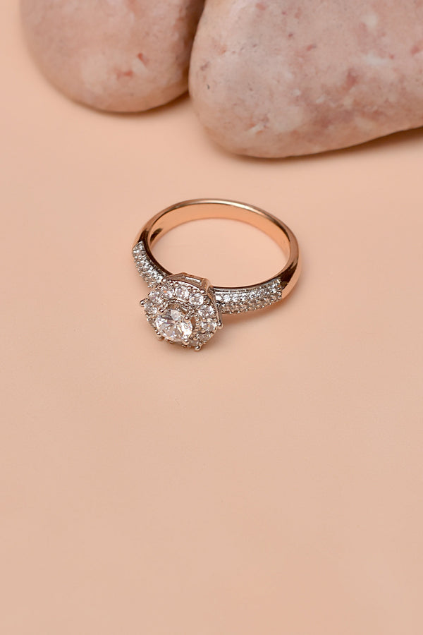 Anzay Jewellery - Size 7 Daily Wear Dual Tone Ring