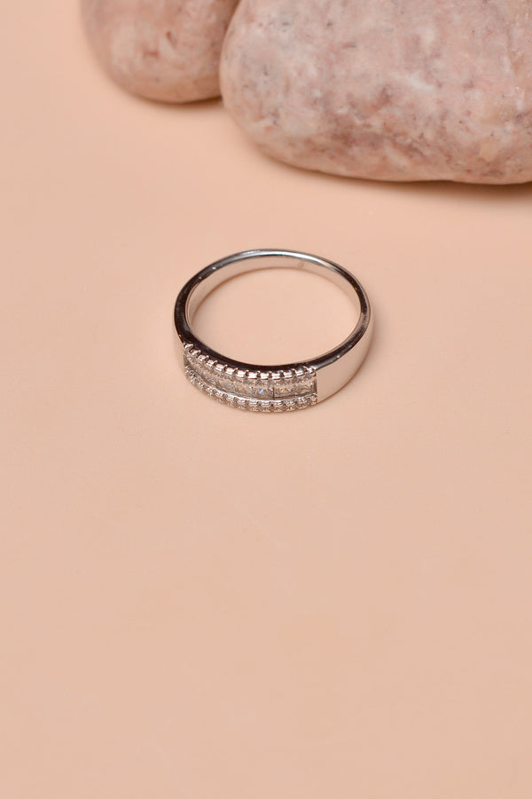 Anzay Jewellery - Size 6 Daily Wear Silver Ring