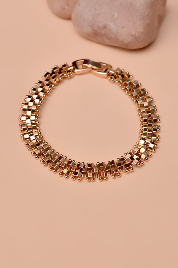 Anzay Jewellery - Daily Wear Golden Bracelet