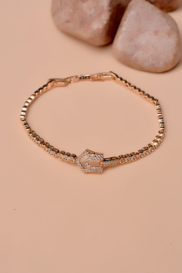 Anzay Jewellery - Daily Wear Golden Bracelet