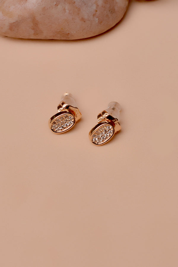 Anzay Jewellery - Daily Wear Golden Ear Studs