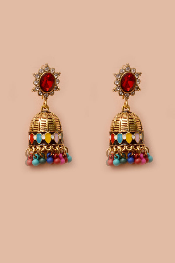 Anzay Jewellery - Daily Wear Multicolor Earrings