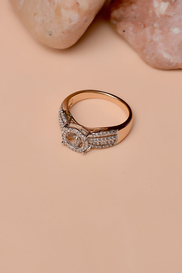 Anzay Jewellery - Size 6 Daily Wear Golden Ring