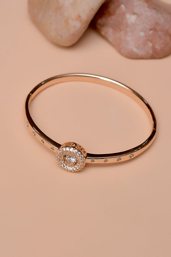 Anzay Jewellery - Size 2-0 Daily Wear Golden Karra Bangle