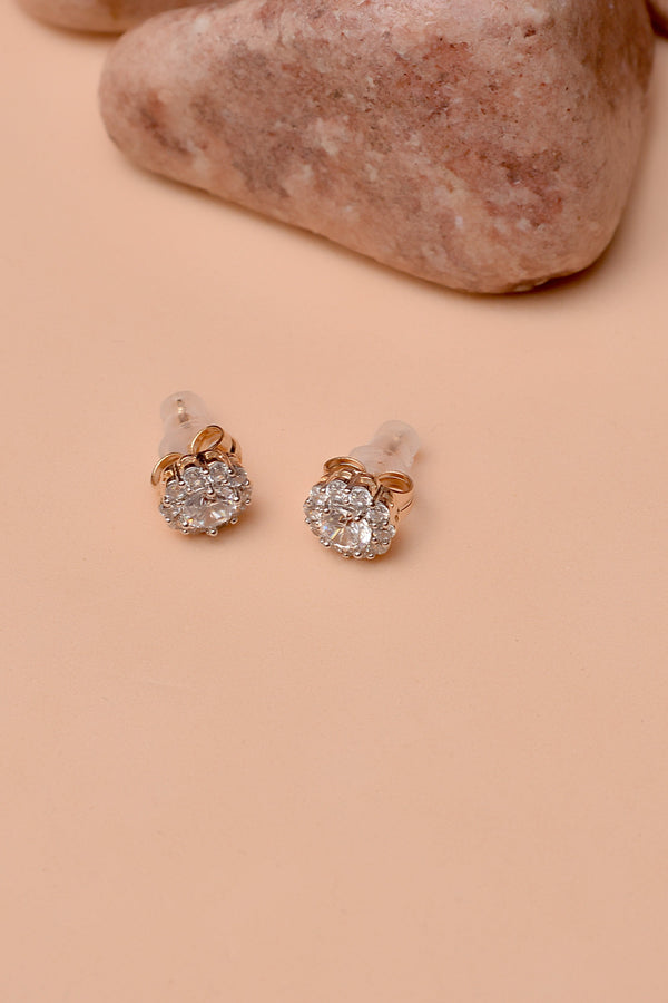 Anzay Jewellery - Daily Wear Dual Tone Ear Studs