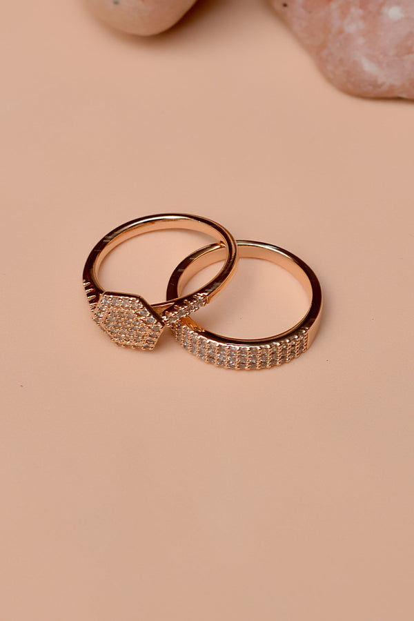 Anzay Jewellery - Size 7 Daily Wear Golden Ring