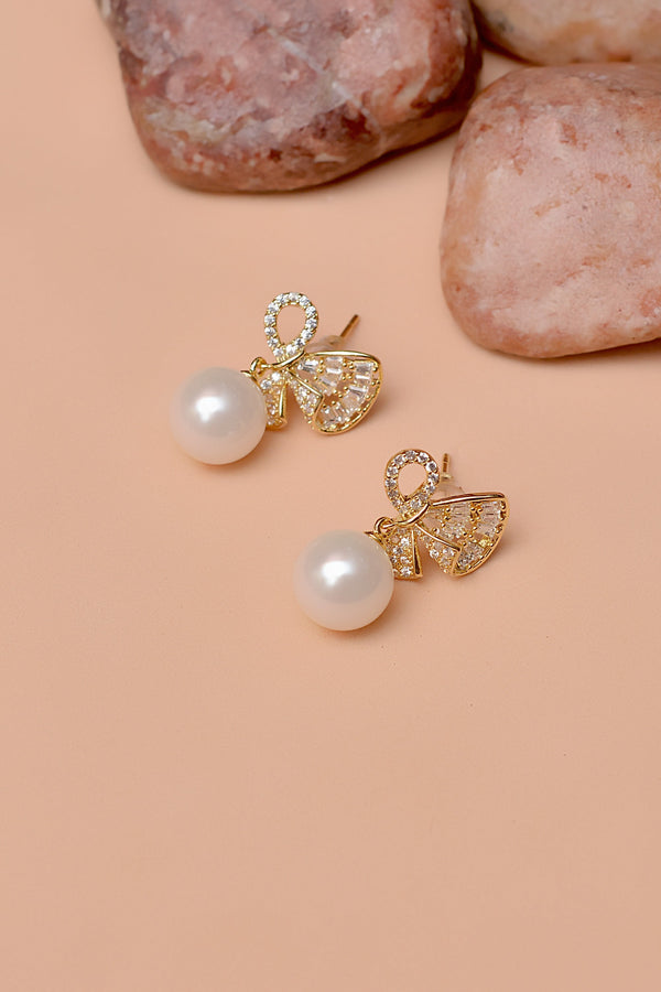 Anzay Jewellery - Daily Wear Golden Earrings