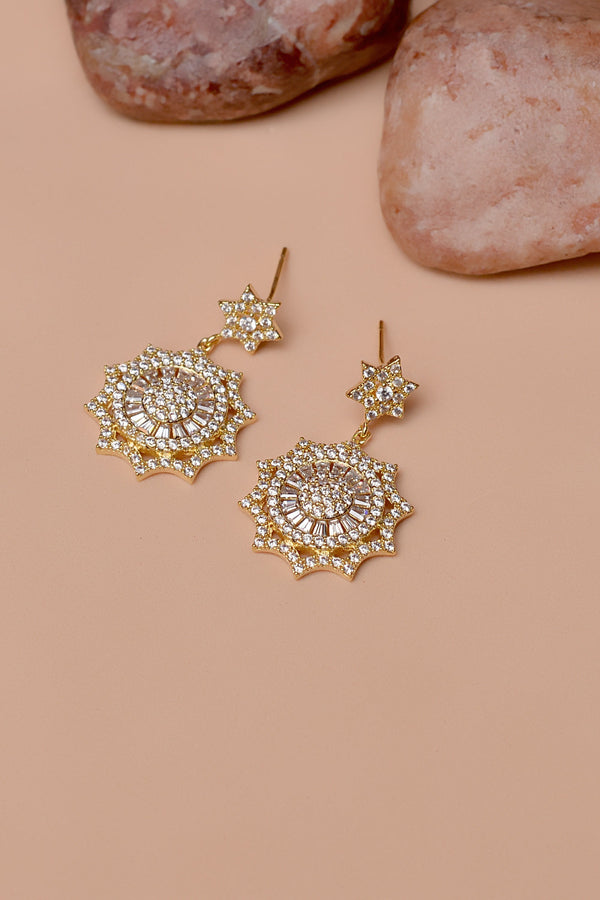 Anzay Jewellery - Daily Wear Golden Earrings