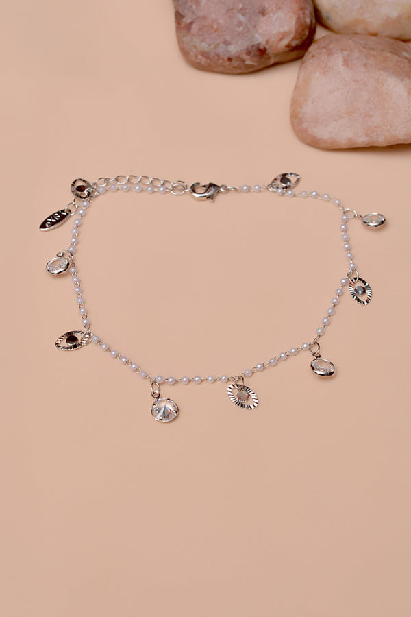 Anzay Jewellery - Daily Wear Silver Anklet