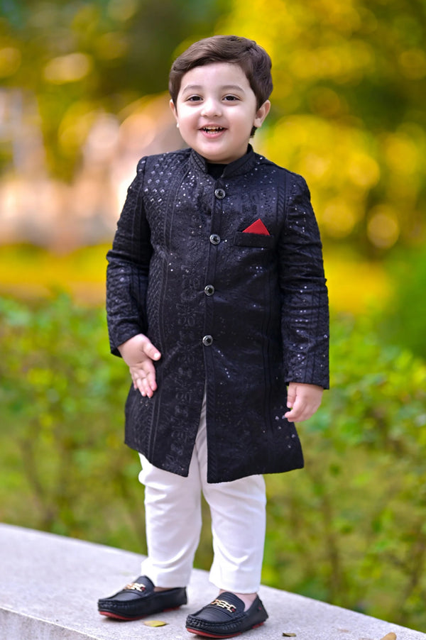 Hassanjee - Black shervani - S4