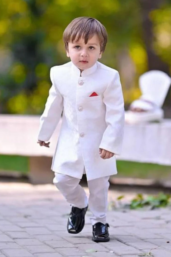 Hassanjee - Off white Shervani - S6