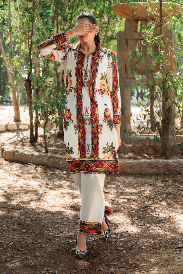 Noorangi - Stitched coords Zayna | Crepe | Co-ords Pakistani Dress