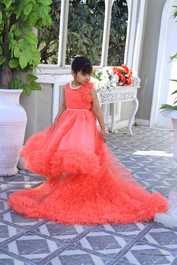 Fairy Queen - PINK COSMOS Western Wear For Girls