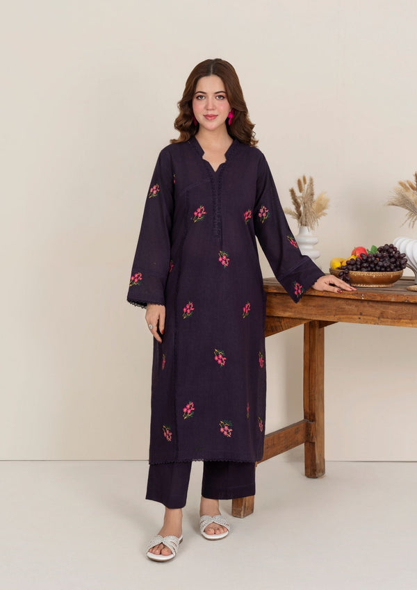 YoloPret - 2pc Multi Embroidered Khaddar AML-W25-0001