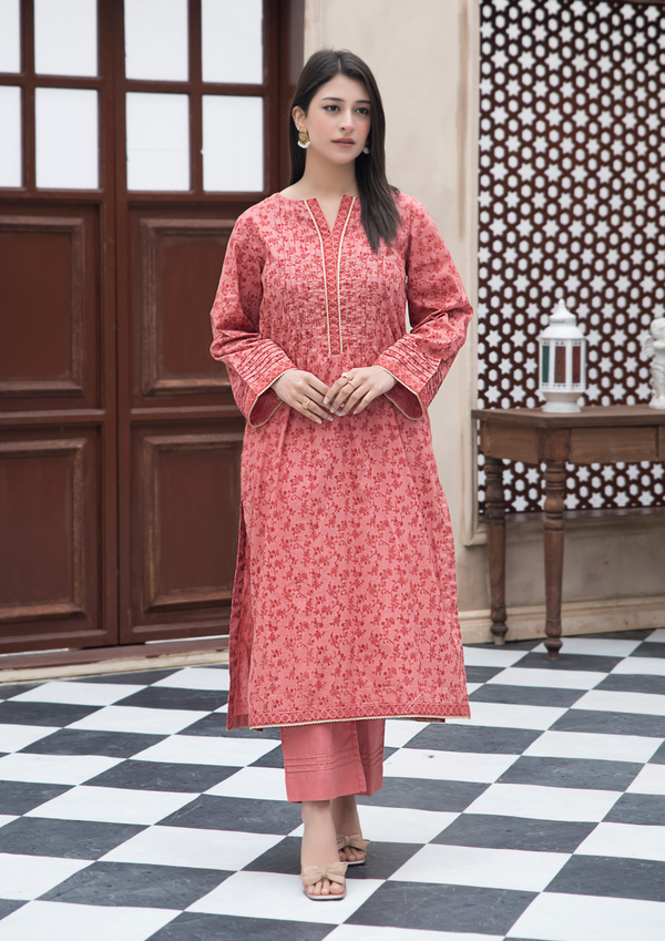 YoloPret - Stitched 2Pc Digital Printed Cotton Lawn JASHAN-S25-0068