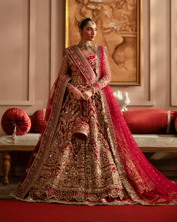 Noorangi - Stitched Luxury Festive Un-Stitched Jodha Begum Pakistani Dress