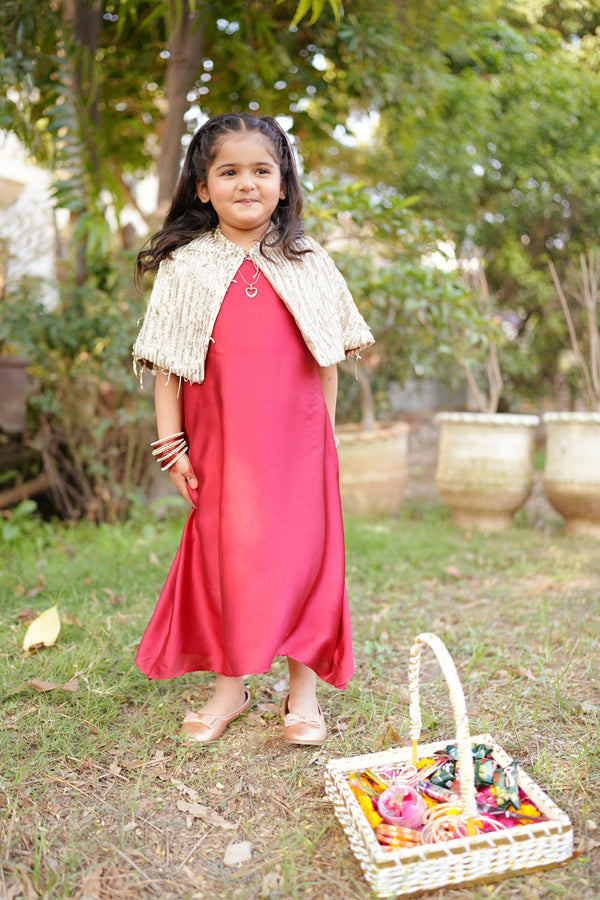 Fairy Tale - Golden Rose Festive Wear Dress