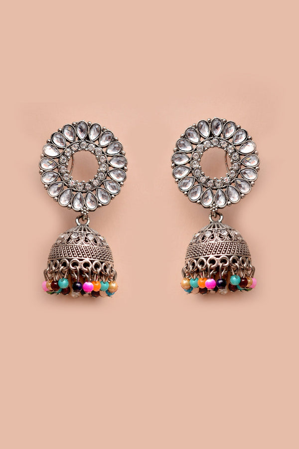 Anzay Jewellery - Party Wear Multicolor Earrings