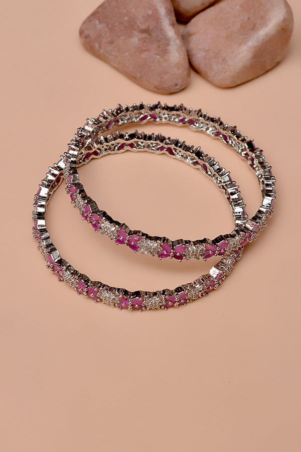 Anzay Jewellery - Size 2-8 Party Wear Red Bangles