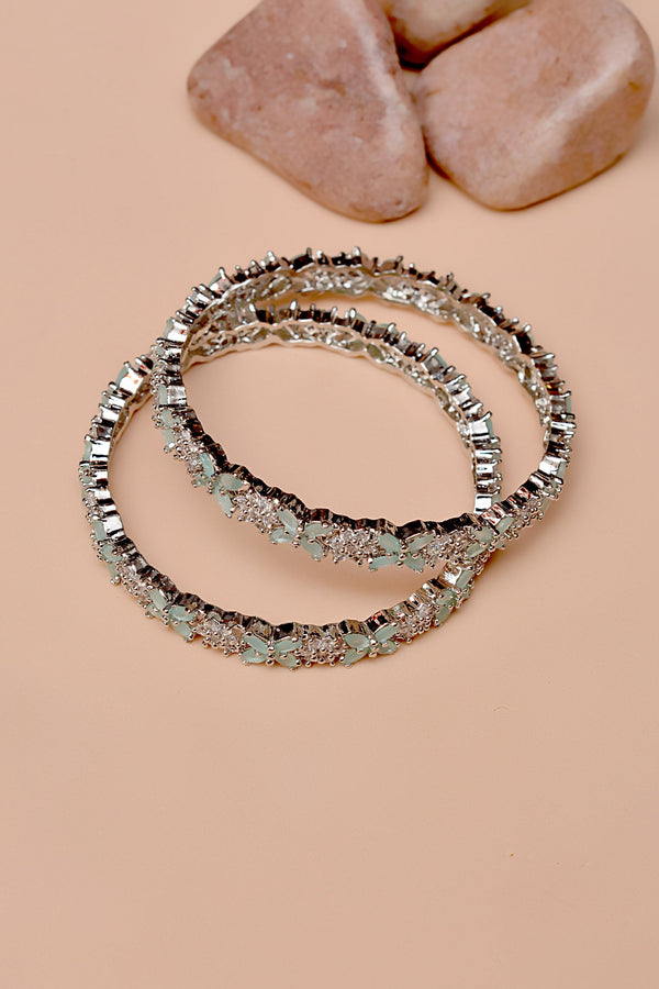 Anzay Jewellery - Size 2-10 Party Wear Green Bangles