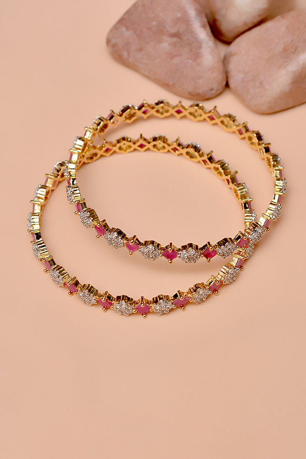 Anzay Jewellery - Size 2-10 Party Wear Red Bangles