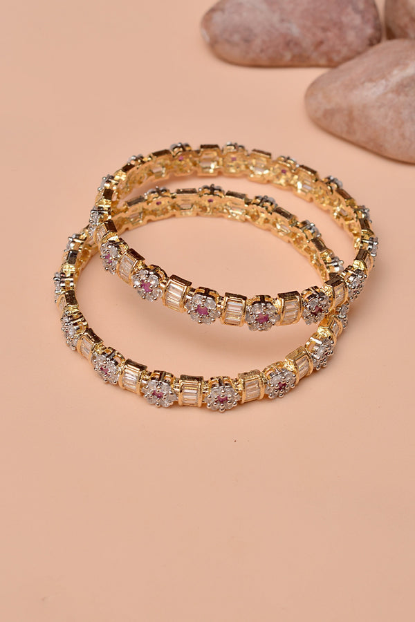 Anzay Jewellery - Size 2-10 Party Wear Red Bangles