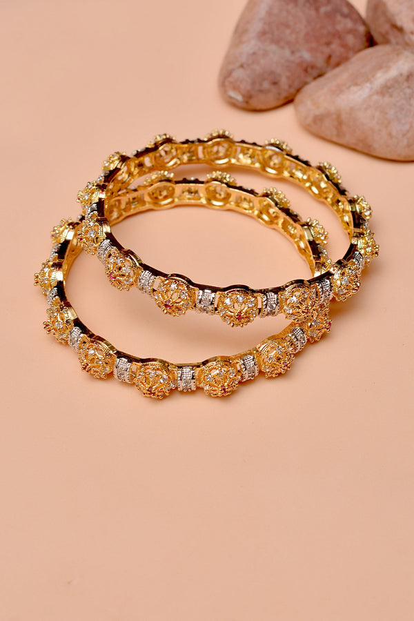 Anzay Jewellery - Size 2-8 Party Wear Red Bangles