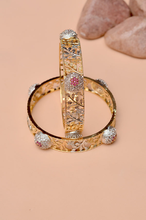 Anzay Jewellery - Size 2-8 Party Wear Red Bangles