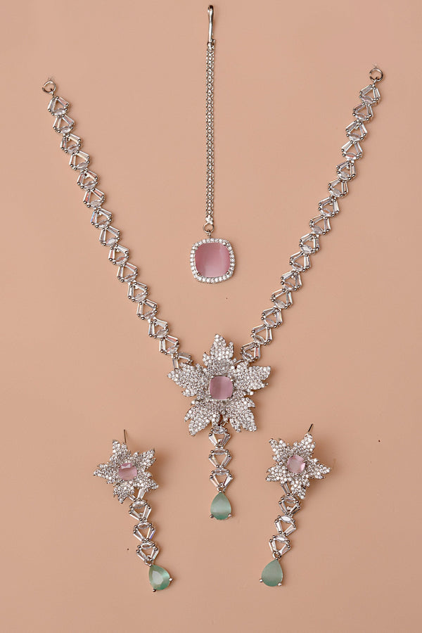 Anzay Jewellery - Party Wear Multicolor Party Set
