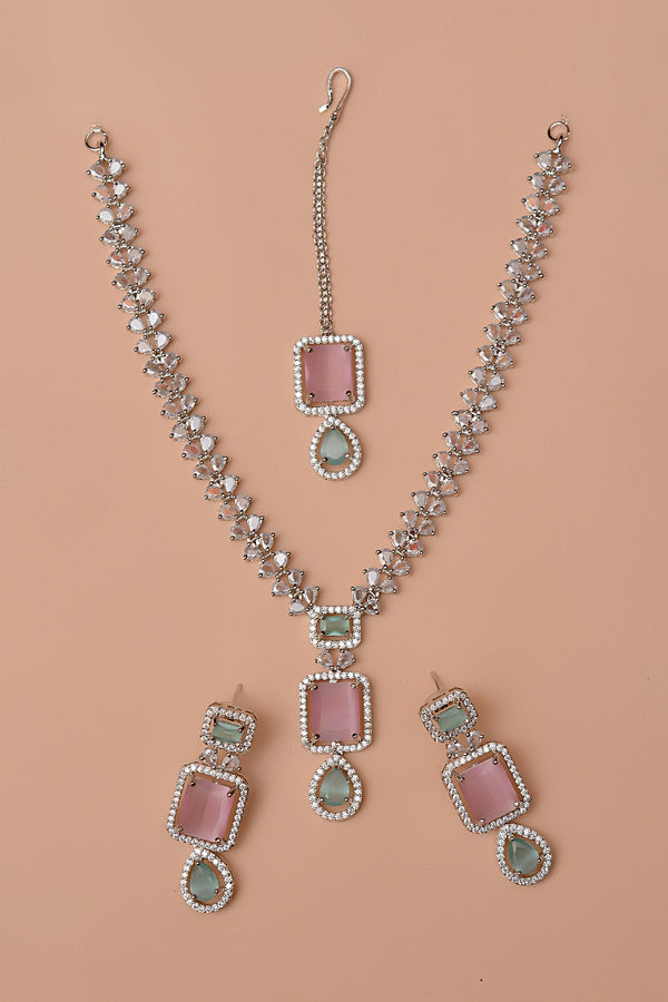 Anzay Jewellery - Party Wear Multicolor Party Set