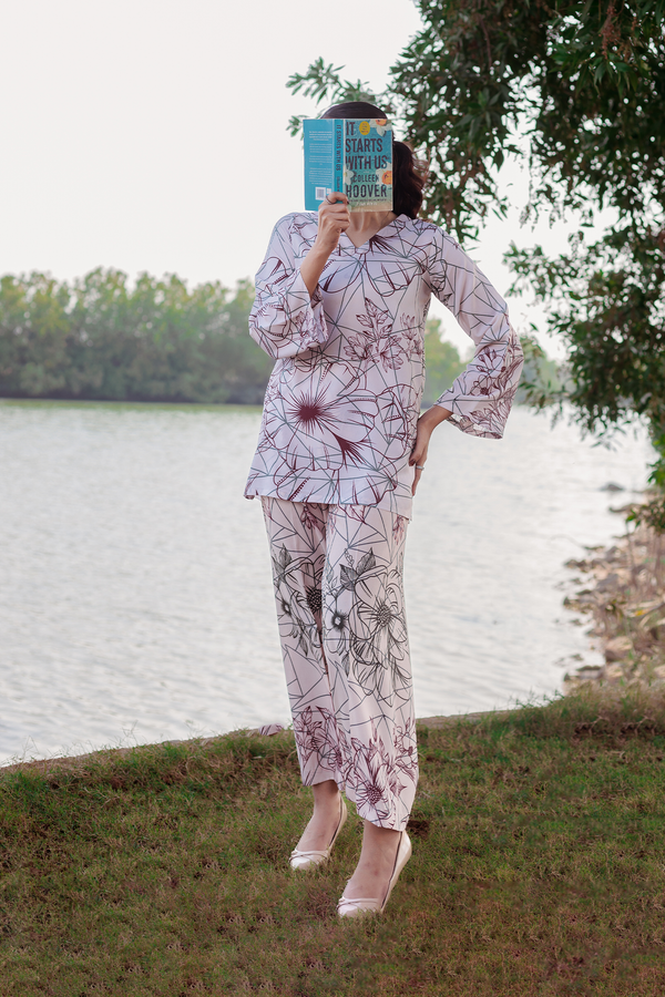 Noorangi - Stitched coords Sofia | Crepe | Co-ords Pakistani Dress