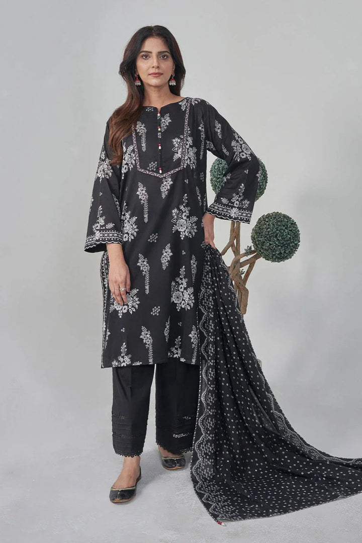 2PC Stitched Printed Lawn Shirt and Dupatta RKTW-3059 Printed KHAS STORES 