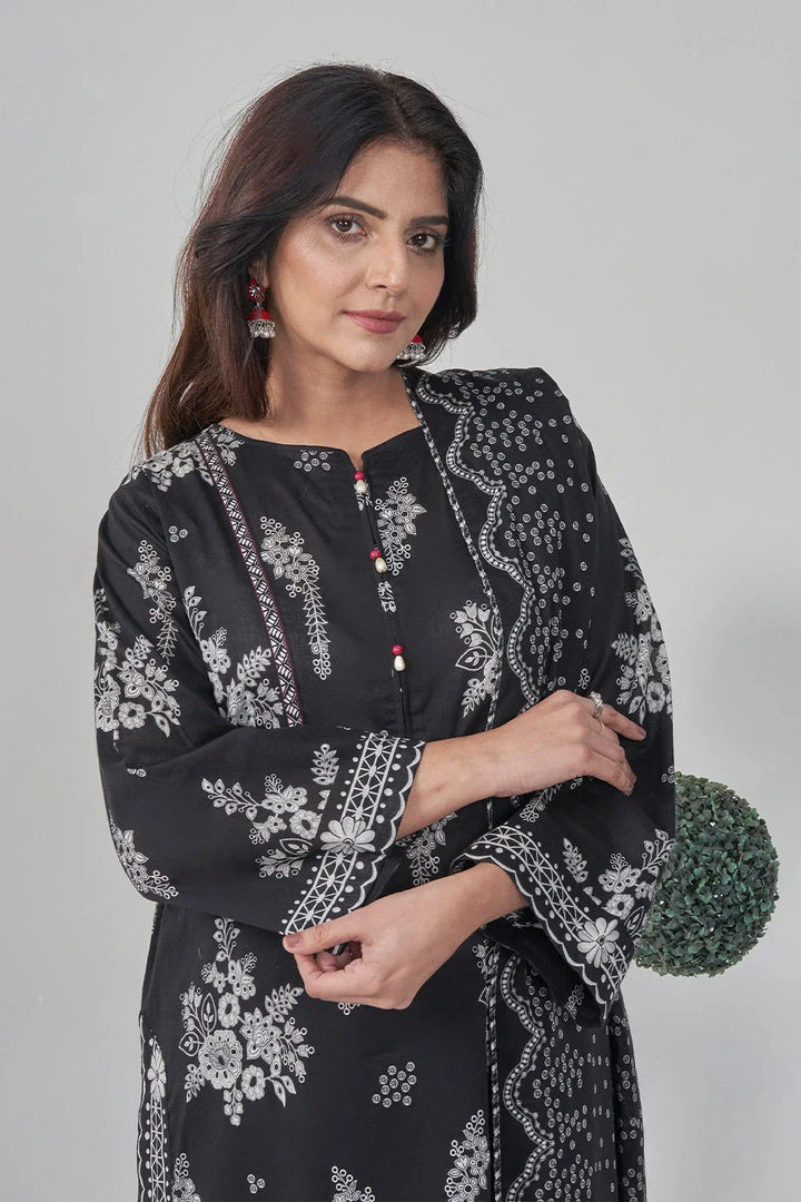 2PC Stitched Printed Lawn Shirt and Dupatta RKTW-3059 Printed KHAS STORES 