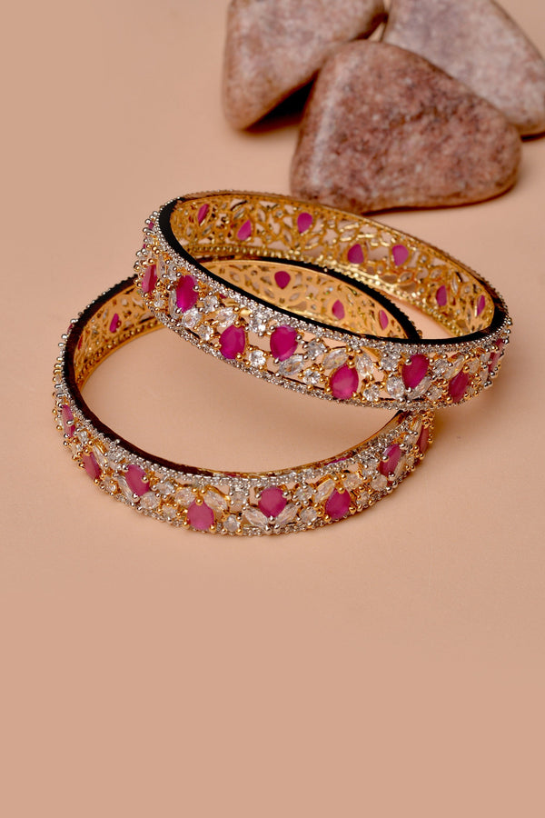 Anzay Jewellery - Size 2-6 Engagement & Wedding Red Bangles
