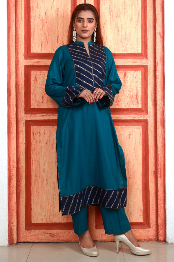 Noorangi - Stitched Dastak Dia Pakistani Dress