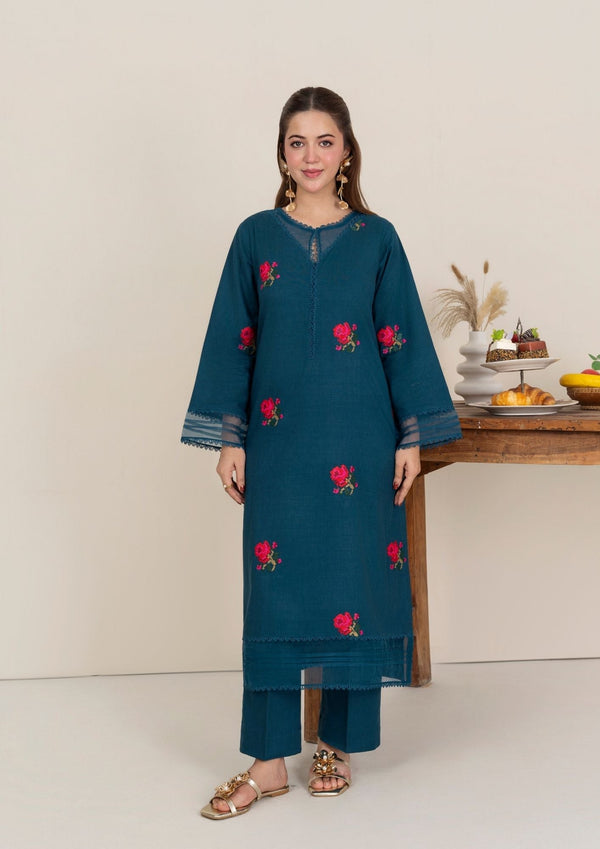 YoloPret - 2pc Multi Embroidered Khaddar AML-W25-0006