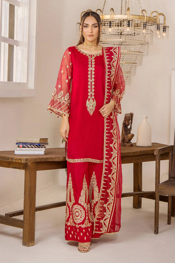 Noorangi - Stitched Pret Xenia Pink Pakistani Dress