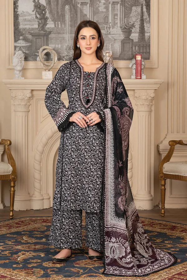 Khas Store - 3PC Printed Unstitched Cambric Suit KCC-3540