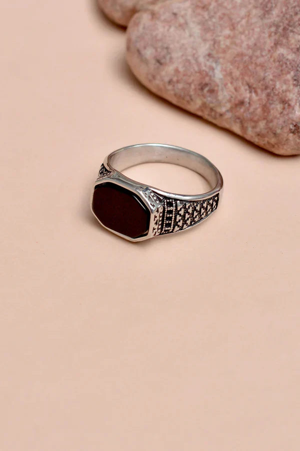 Anzay Jewellery - Size 9 Gifting Black Ring