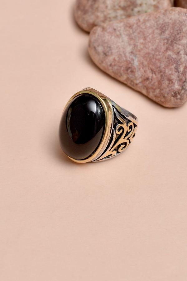 Anzay Jewellery - Size 9 Gifting Black Ring