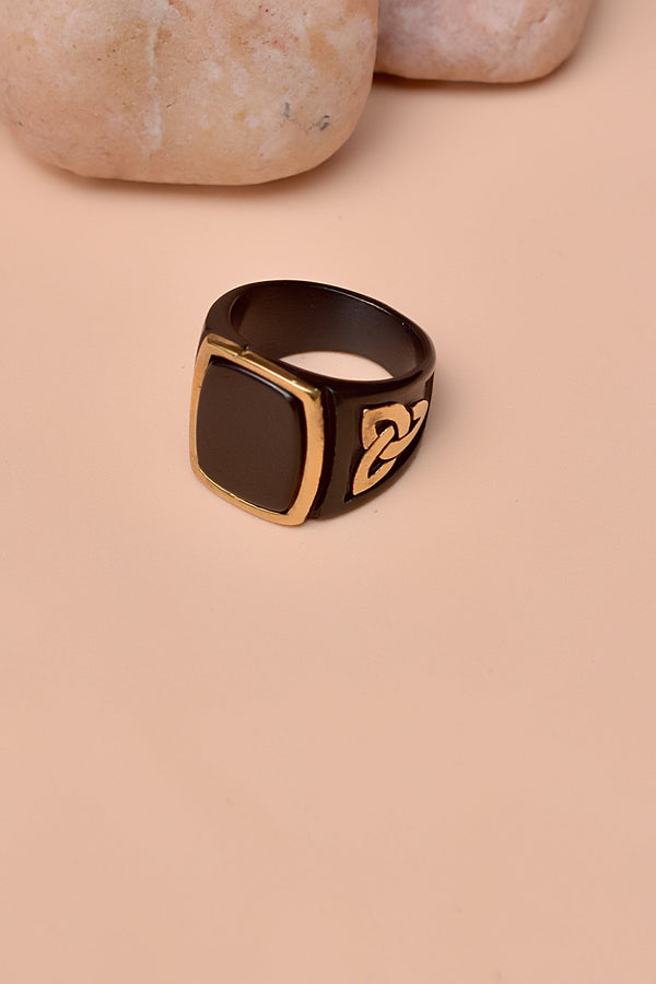 Anzay Jewellery - Size 11 Gifting Black Ring