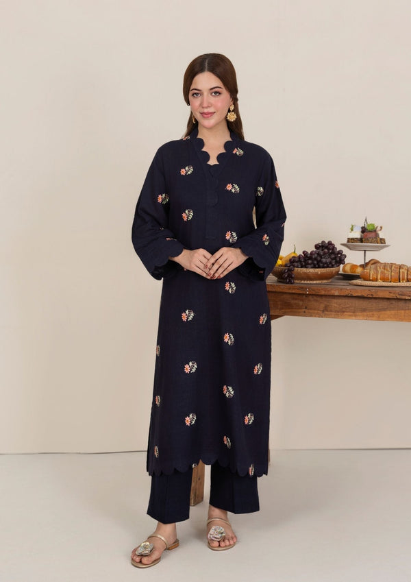 YoloPret - 2pc Multi Embroidered Khaddar AML-W25-0007