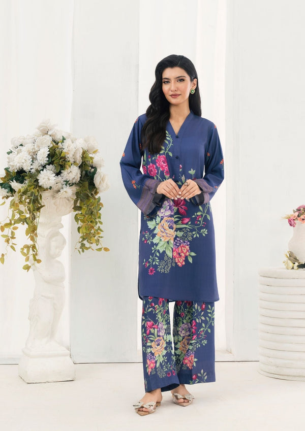 YoloPret - 2Pc Printed Arabic Silk AML-W25-0047