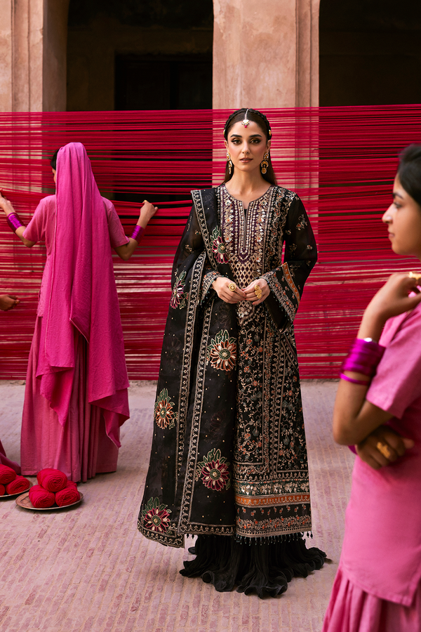Emaan Adeel - NOCTELLE 3 PC Stitched/Unstitched Wedding Wear Dress