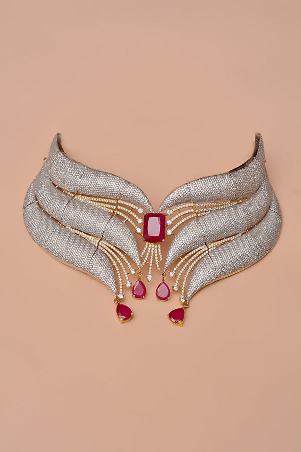 Anzay Jewellery - Bride of Tomorrow Red Bridal Set