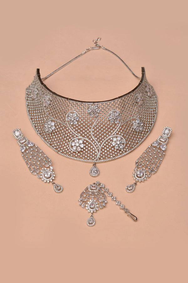 Anzay Jewellery - Bride of Tomorrow Silver Bridal Set