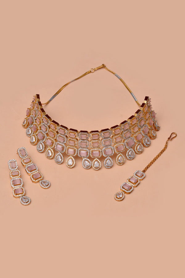 Anzay Jewellery - Bride of Tomorrow Pink Bridal Set