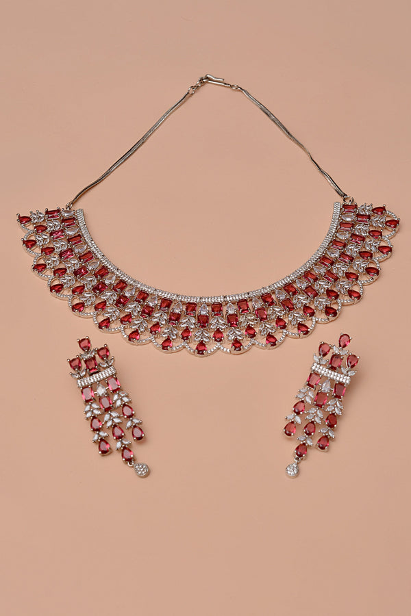 Anzay Jewellery - Bride of Tomorrow Red Bridal Set