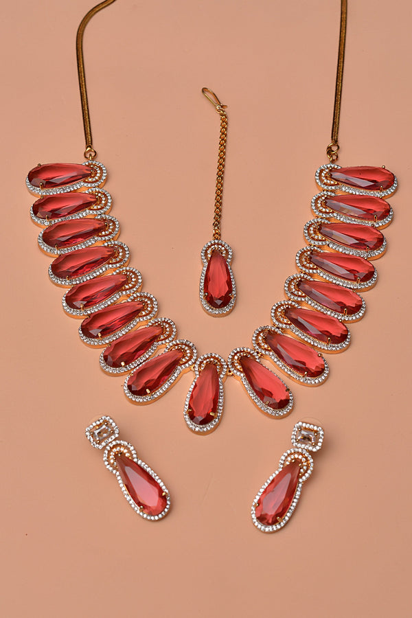 Anzay Jewellery - Bride of Tomorrow Pink Bridal Set