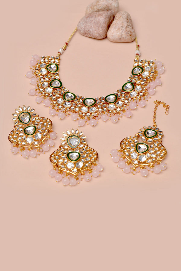 Anzay Jewellery - Bride of Tomorrow Pink Bridal Set